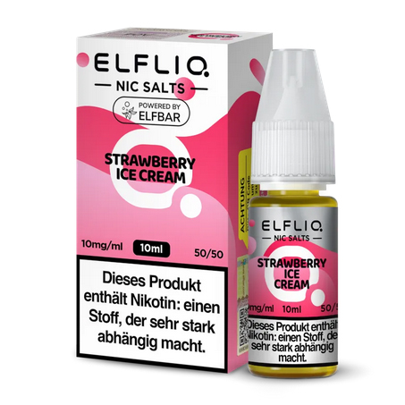 ELFBAR Elfliq Strawberry Ice Cream 10mg